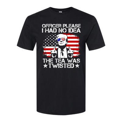 Officer Please I Had No Idea The Tea Twisted Funny Political Saying Softstyle CVC T-Shirt