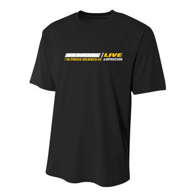 On Patrol I’M A Proud Member Of Opnation Live Youth Performance Sprint T-Shirt