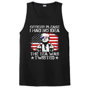 Officer Please I Had No Idea The Tea Twisted Usa Flag Trump PosiCharge Competitor Tank