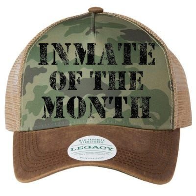 Orange Prison Jail Inmate Prisoner Funny Halloween Costume Legacy Tie Dye Trucker Hat