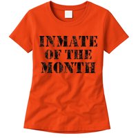 Orange Prison Jail Inmate Prisoner Funny Halloween Costume Womens T-Shirt