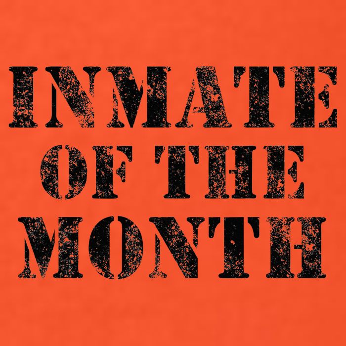Orange Prison Jail Inmate Prisoner Funny Halloween Costume Womens T-Shirt
