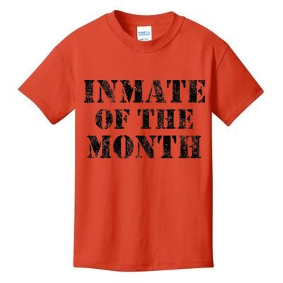 Orange Prison Jail Inmate Prisoner Funny Halloween Costume Kids T-Shirt