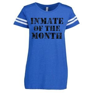 Orange Prison Jail Inmate Prisoner Funny Halloween Costume Enza Ladies Jersey Football T-Shirt