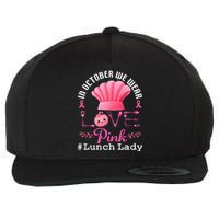 October Pink Lunch Lady Halloween Wool Snapback Cap