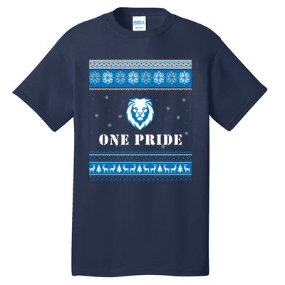 One Pride Lions Head Ugly Christmas Funny Gift Tall T-Shirt