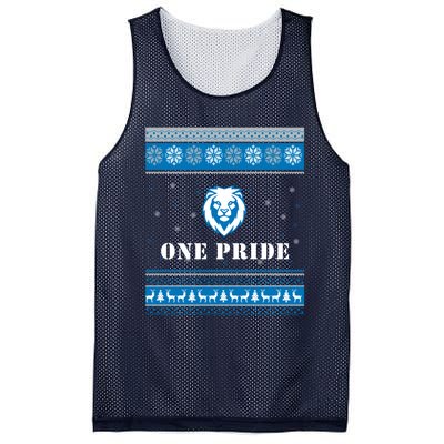 One Pride Lions Head Ugly Christmas Funny Gift Mesh Reversible Basketball Jersey Tank