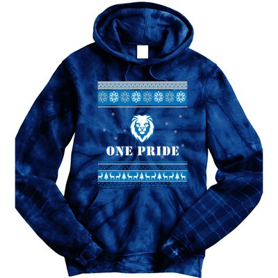 One Pride Lions Head Ugly Christmas Funny Gift Tie Dye Hoodie