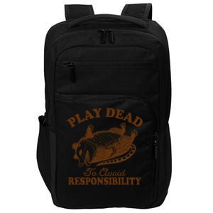 Opossum Possum Lover Play Dead To Avoid Responsibility Impact Tech Backpack