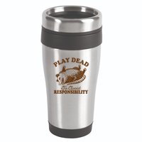 Opossum Possum Lover Play Dead To Avoid Responsibility 16oz Travel Tumbler