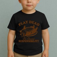 Opossum Possum Lover Play Dead To Avoid Responsibility Toddler T-Shirt
