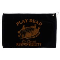 Opossum Possum Lover Play Dead To Avoid Responsibility Grommeted Golf Towel