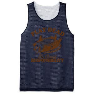 Opossum Possum Lover Play Dead To Avoid Responsibility Mesh Reversible Basketball Jersey Tank