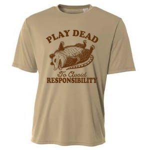 Opossum Possum Lover Play Dead To Avoid Responsibility Cooling Performance Crew T-Shirt