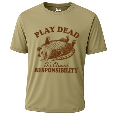 Opossum Possum Lover Play Dead To Avoid Responsibility Performance Shirt