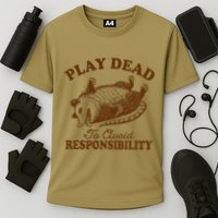 Opossum Possum Lover Play Dead To Avoid Responsibility Performance Shirt