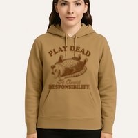 Opossum Possum Lover Play Dead To Avoid Responsibility Hoodie