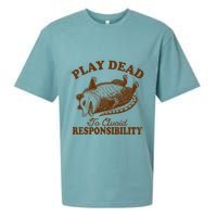Opossum Possum Lover Play Dead To Avoid Responsibility Sueded Cloud Jersey T-Shirt