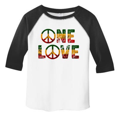 One Pride Love Rastafarian Hippie Jamaica Roots Rasta Reggae Toddler Fine Jersey T-Shirt