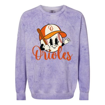 Orioles Pride Lovers Colorblast Crewneck Sweatshirt