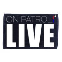 On Patrol Live Cop Grommeted Golf Towel