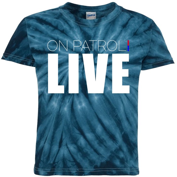 On Patrol Live Cop Kids Tie-Dye T-Shirt