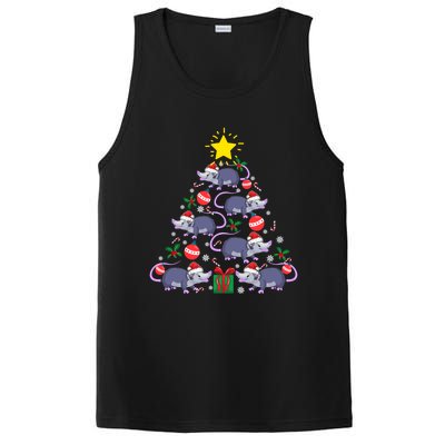 Opossum Possum Lover Christmas Tree Costume Xmas Gift PosiCharge Competitor Tank