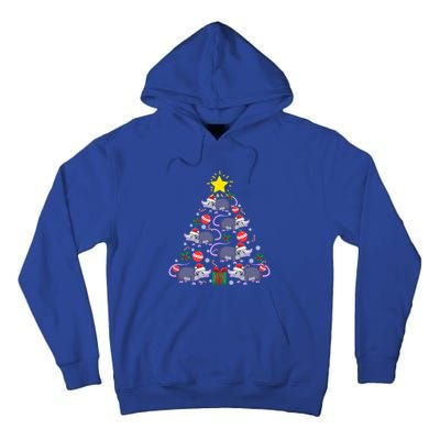 Opossum Possum Lover Christmas Tree Costume Xmas Gift Tall Hoodie