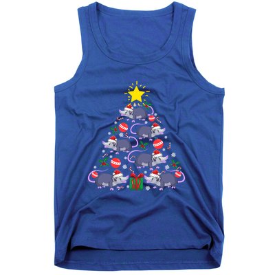 Opossum Possum Lover Christmas Tree Costume Xmas Gift Tank Top