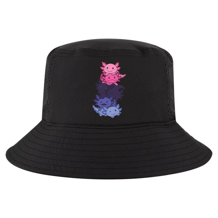 Omnisexual Pride LGBTQ Axolotl  Cool Comfort Performance Bucket Hat