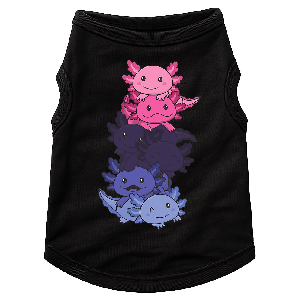 Omnisexual Pride LGBTQ Axolotl  Doggie Tank