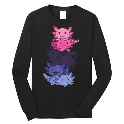 Omnisexual Pride LGBTQ Axolotl  Long Sleeve Shirt