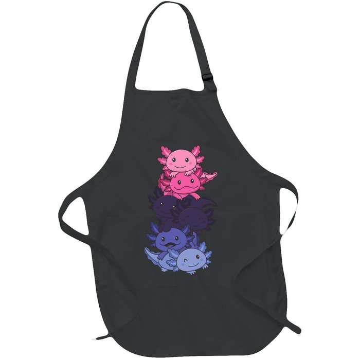 Omnisexual Pride LGBTQ Axolotl  Apron