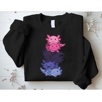 Omnisexual Pride LGBTQ Axolotl  Sweatshirt