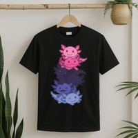 Omnisexual Pride LGBTQ Axolotl  T-Shirt