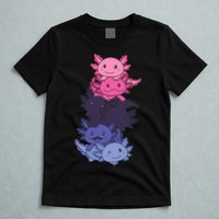 Omnisexual Pride LGBTQ Axolotl  T-Shirt
