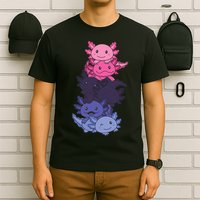 Omnisexual Pride LGBTQ Axolotl  T-Shirt