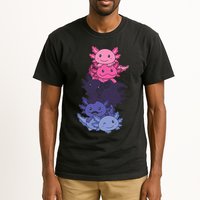 Omnisexual Pride LGBTQ Axolotl  Tall T-Shirt