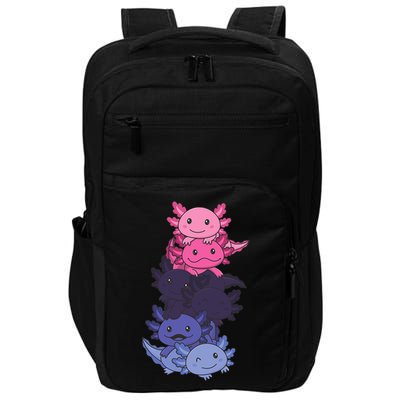 Omnisexual Pride LGBTQ Axolotl  Impact Tech Backpack