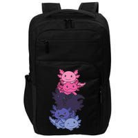 Omnisexual Pride LGBTQ Axolotl  Impact Tech Backpack