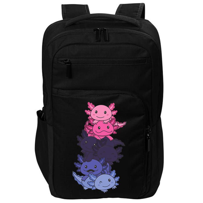 Omnisexual Pride LGBTQ Axolotl  Impact Tech Backpack