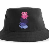 Omnisexual Pride LGBTQ Axolotl  Sustainable Bucket Hat