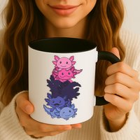 Omnisexual Pride LGBTQ Axolotl  Mug