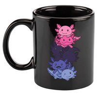 Omnisexual Pride LGBTQ Axolotl  11oz C Handle Ceramic Mug
