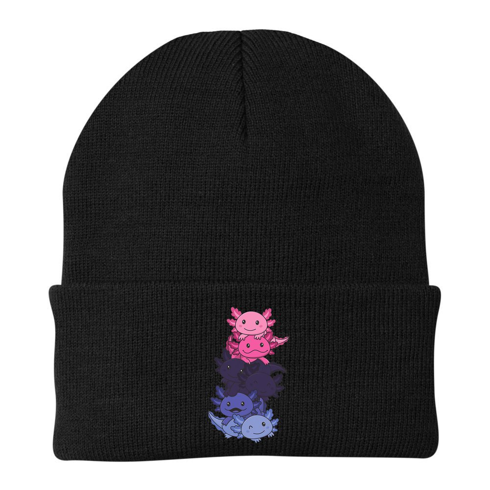 Omnisexual Pride LGBTQ Axolotl  Beanie