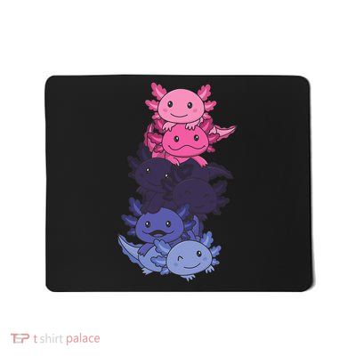 Omnisexual Pride LGBTQ Axolotl  Mousepad