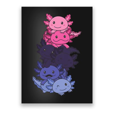 Omnisexual Pride LGBTQ Axolotl  Poster