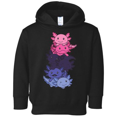 Omnisexual Pride LGBTQ Axolotl  Toddler Hoodie