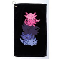 Omnisexual Pride LGBTQ Axolotl  Golf Towel