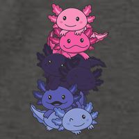 Omnisexual Pride LGBTQ Axolotl  Vector Backpack